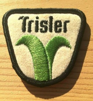 Vintage Trisler Embroidered Patch Farm Hybrid Corn Seed Farming