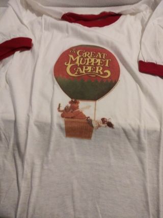 Vintage 1981 Great Muppet Caper T - Shirt Xl Unworn