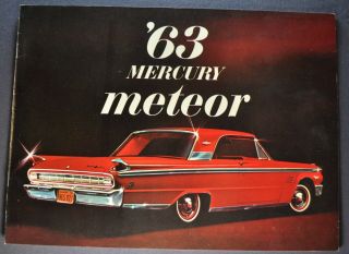 1963 Mercury Meteor Brochure S - 33 Custom Cruiser Wagon 63