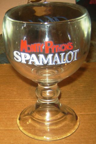 Monty Python Spamalot Holy Grail Beer Glass Chalice Michelob Ultra Broadway Show