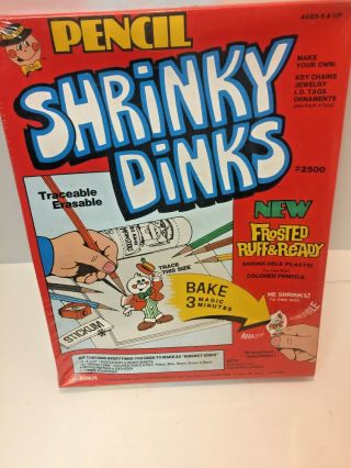 Rare Vintage 1975 Pencil Shrinky Dinks K&b Innovations,  Skyline,  Inc.