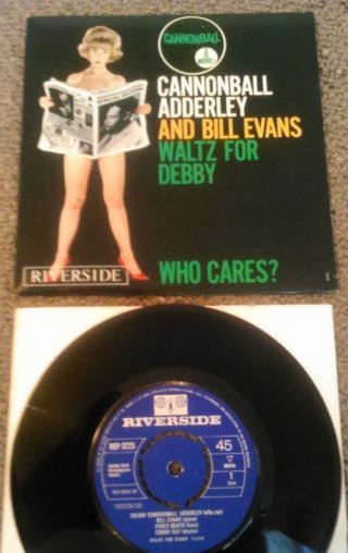 Cannonball Adderley And Bill Evans - Waltz For Debby 7 " Ep Ex Rare Uk 1st