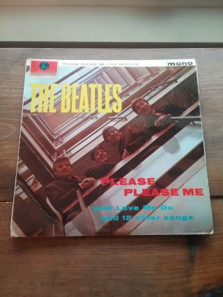 The Beatles Please Please Me 1963 Uk 5th Press Mono Pmc - 1202 Vinyl Lp