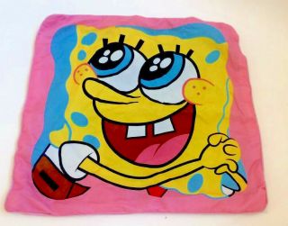 Spongebob Square Pants Pillow Case 15x17 Inch Cotton Children Bedroom Cartoon