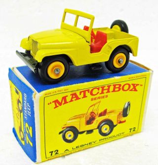 Standard Jeep Matchbox 72 - B England Mb