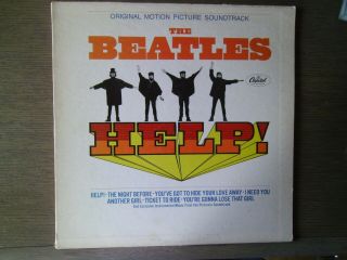 1965 The Beatles Help Us Mono 1st Pressing Mas - 2386 Very Good Vinyl Record