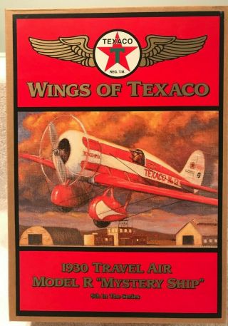 Wings Of Texaco 1930 Travel Air Model R " Mystery Ship " 5th In Series