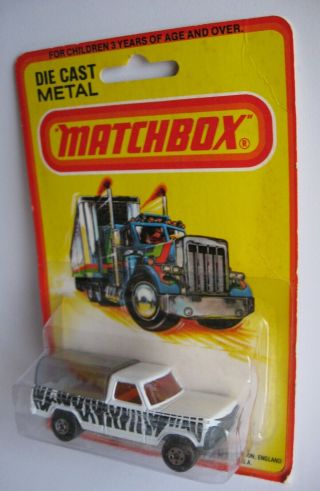 Vintage 1973 Matchbox " Wild Life Truck 