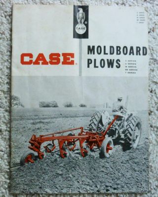 Vintage Case Moldboard Plows Advertising Brochure 28 Pages.