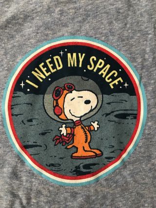 Comic Con 2018 Snoopy I Need My Space Tee Nasa Limited Edition Child Small