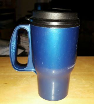 Vintage Aladdin Insulated Travel Mug/Cup Blue/Black 12 oz. 2