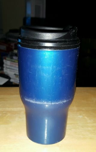 Vintage Aladdin Insulated Travel Mug/Cup Blue/Black 12 oz. 5