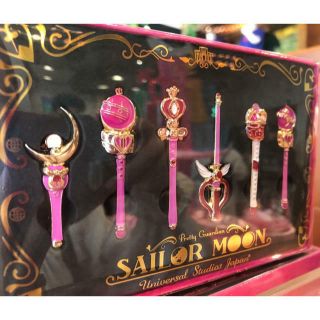 Sailor Moon Usj Rod Series Pin Pins Badge Set Universal Studios Cool Japan 2018