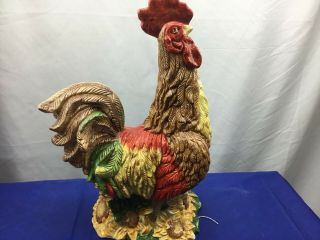 Rooster Ceramic 17 1/2 Tall