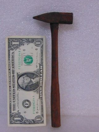 Antique Vintage Salesman Sample Blacksmith Made Miniture Sledge Hammer No Reserv