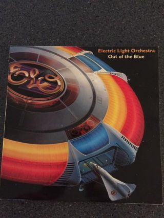 Electric Light Orchestra " Out Of The Blue " 2 Lp Blue Colored Vinyl Elo Vg,