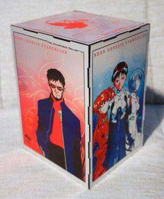 Neon Genesis Evangelion Custom Graphic Case - Holds 8 Regular Sized Dvd 