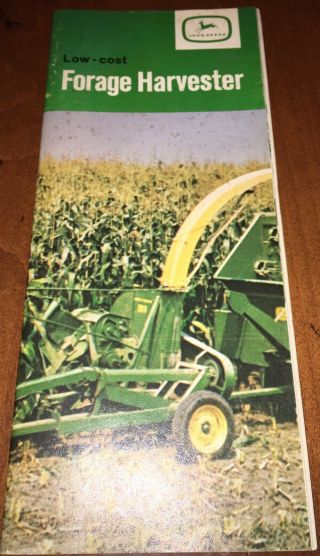 1964 John Deere Forage Harvester Brochure Tractor A - 1630 - 64 - 3