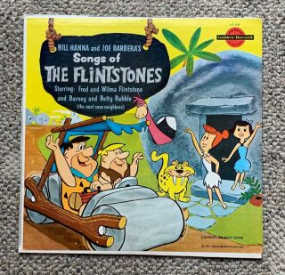Songs Of The Flintstones Golden Record 1961 Lp 66 33 1/3 Hanna Barbera