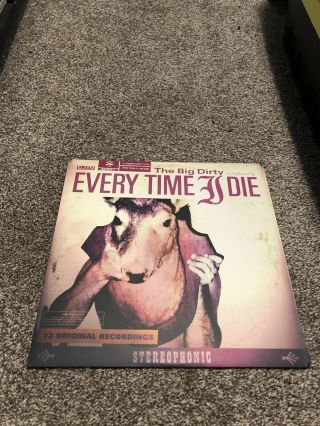 Every Time I Die - The Big Dirty Lp Brown Vinyl 1st Pressing Hardcore