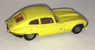 Vintage Corgi Toys V12 Jaguar E Type 2,  2 No.  374 Whizzwheels Pre - Owned