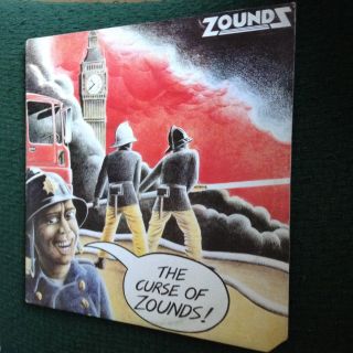 Zounds - Curse Of Lp (italian Press) Crass/amebix/exit Stance/rudimentary Peni