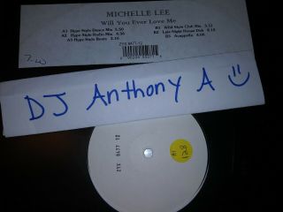 Rare Freestyle Test Press Vg,  Michelle Lee - Will You Ever Love Me 12 " Vinyl