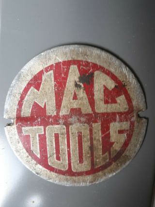 Vintage Mac Tools Metal Advertising Sign Plate Antique Collectible
