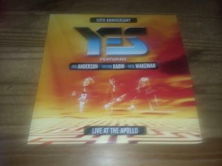 Yes " 50th Ann.  Feat:anderson,  Rabin & Wakeman; Live At The Apollo " 3 X Colored Lp