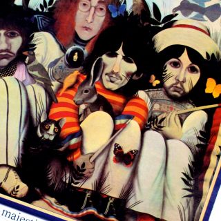 John Patrick Byrne Art Cover The Beatles Parlophone Og Vinyl Lp White Album