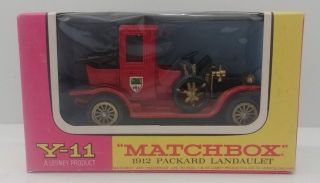 Vintage Lesney Matchbox Models Of Yesteryear Y - 11 1912 Packard Landaulet