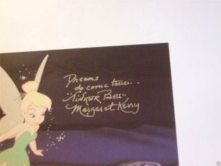 Peter Pan Disney Tinker Bell Autograph Dreams Come True 1953 Margaret Kerry 7