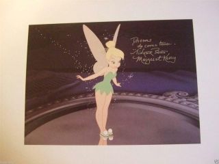 Peter Pan Disney Tinker Bell Autograph Dreams Come True 1953 Margaret Kerry 8