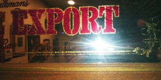 RARE Vintage 1981 HEILEMAN ' S Special Export Beer Ship Bar Mirror Sign 20 