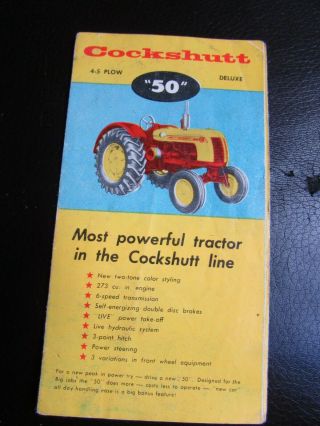 Cockshutt 40 & 50 Tractor & Equipment Brochure Cockshutt Company Brantford