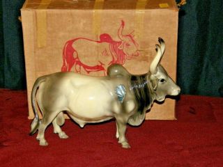 Vintage Breyer Glossy Gray Brahma Bull 70 -