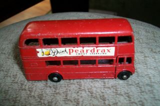 Vintage Diecast Lesney Made In England 5 Routemaster Bus " Rare " Peardrax