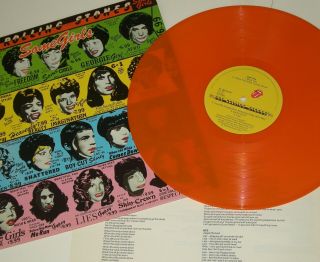 Orange Color Vinyl 1978 Emi Holland Rolling Stones Some Girls Lp Nm Unplayed