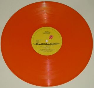 ORANGE Color Vinyl 1978 EMI Holland rolling stones some girls LP NM Unplayed 3