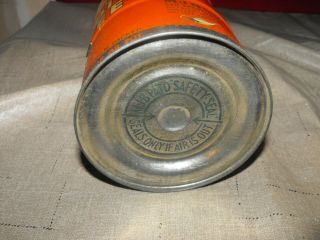 Vintage 1 Lb.  Size M.  J.  B.  Co ' s ALADDIN Coffee Tin Can w/Safety Seal Lid Old 4