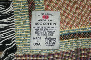 Collectible,  Cotton Throw W/Vintage Oil Company Signs/ 48 X 64 6