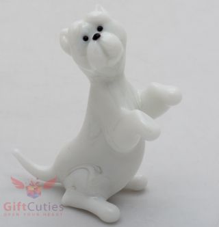Art Blown Glass Figurine Of The West Highland White Terrier Dog