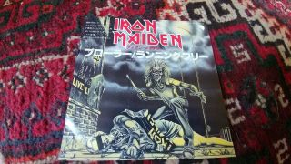 Iron Maiden Ultra Rare Japanese Prowler/running Double A Side.
