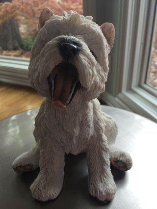 Country Artists For The Discerning Westie Yawning Figurine
