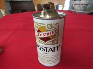 Vintage Old Falstaff Beer Can Lighter