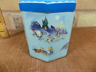 Walt Disney Mickey Mouse Donald Duck Biscuit Tin c1950s 3