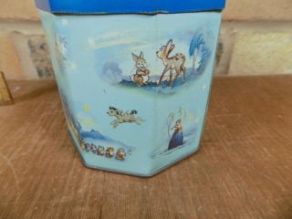 Walt Disney Mickey Mouse Donald Duck Biscuit Tin c1950s 4