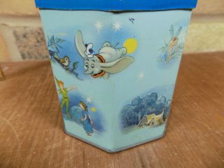 Walt Disney Mickey Mouse Donald Duck Biscuit Tin c1950s 5