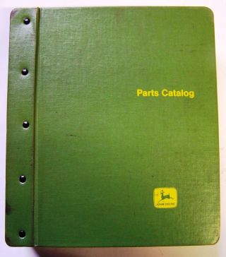 John Deere Sprayers And Gyramor Cutters Parts Manuals In Factory Binder