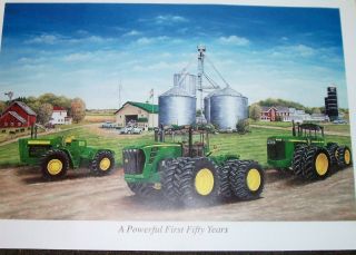 John Deere Collectible Print (a Powerful First Fifty Years) 2009